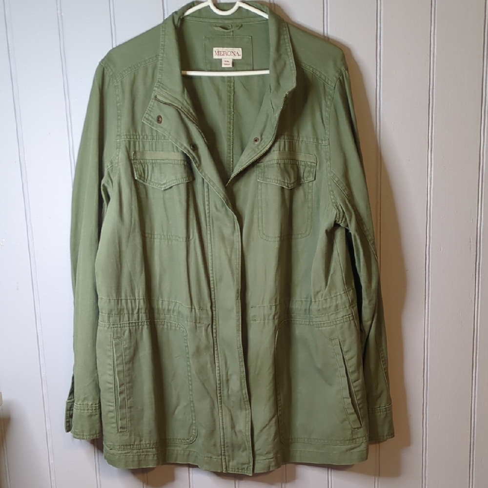 Merona Women's Sage Green Utility Jacket